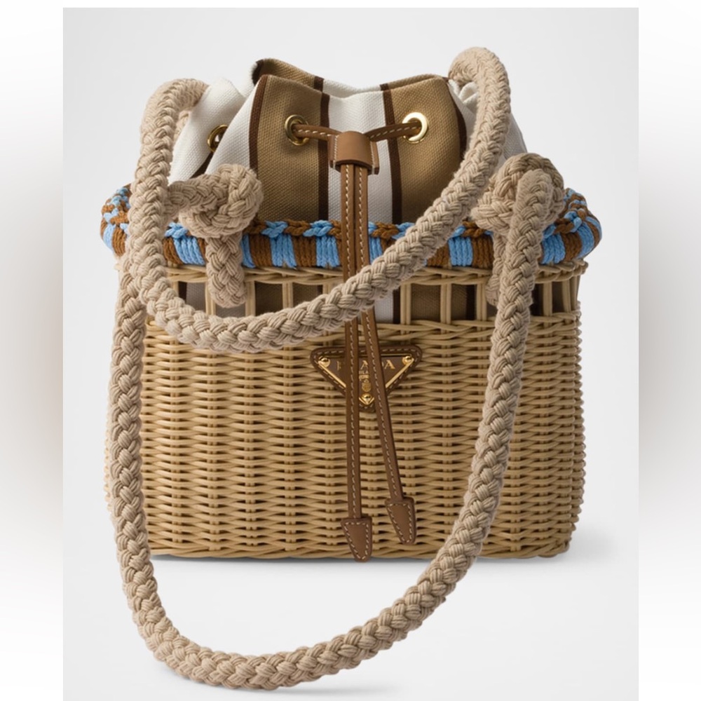 Authentic Prada Wicker Mini-Bag - image 2